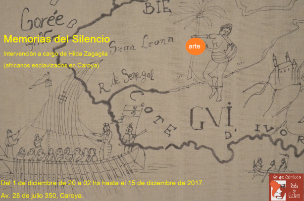 Invitación Memorias del Silencio Caroya 2017